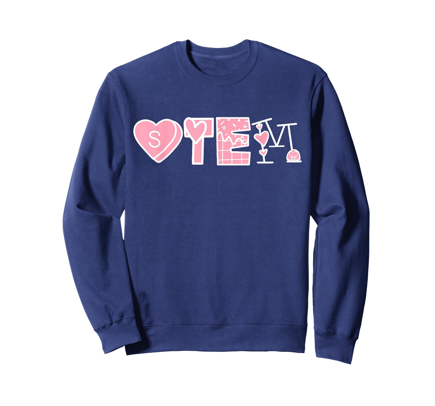 STEM Teacher Valentines Science Technology Engineering Math T-Shirt