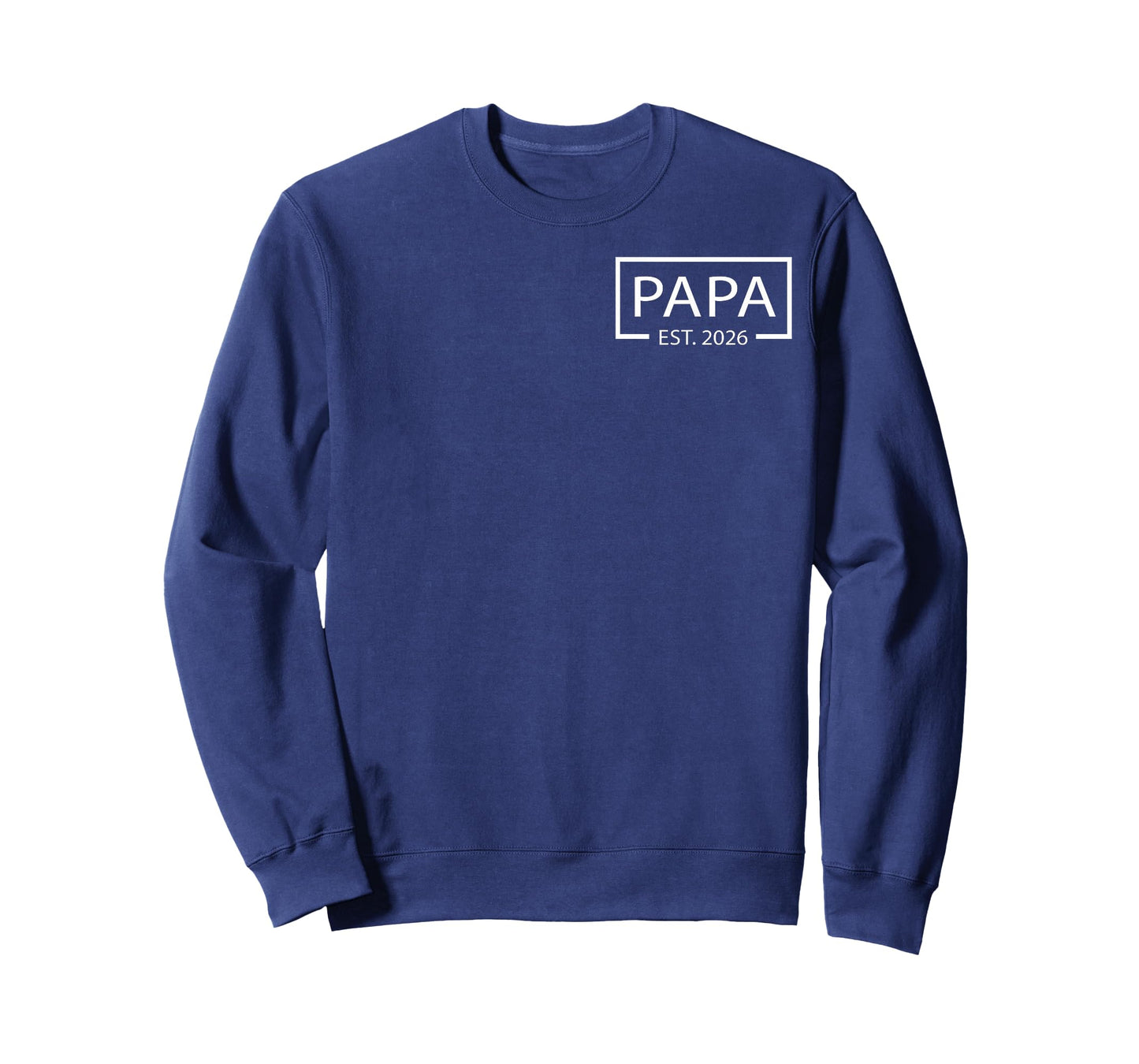Promoted to Papa Est 2026 Baby Announcement Pocket T-Shirt