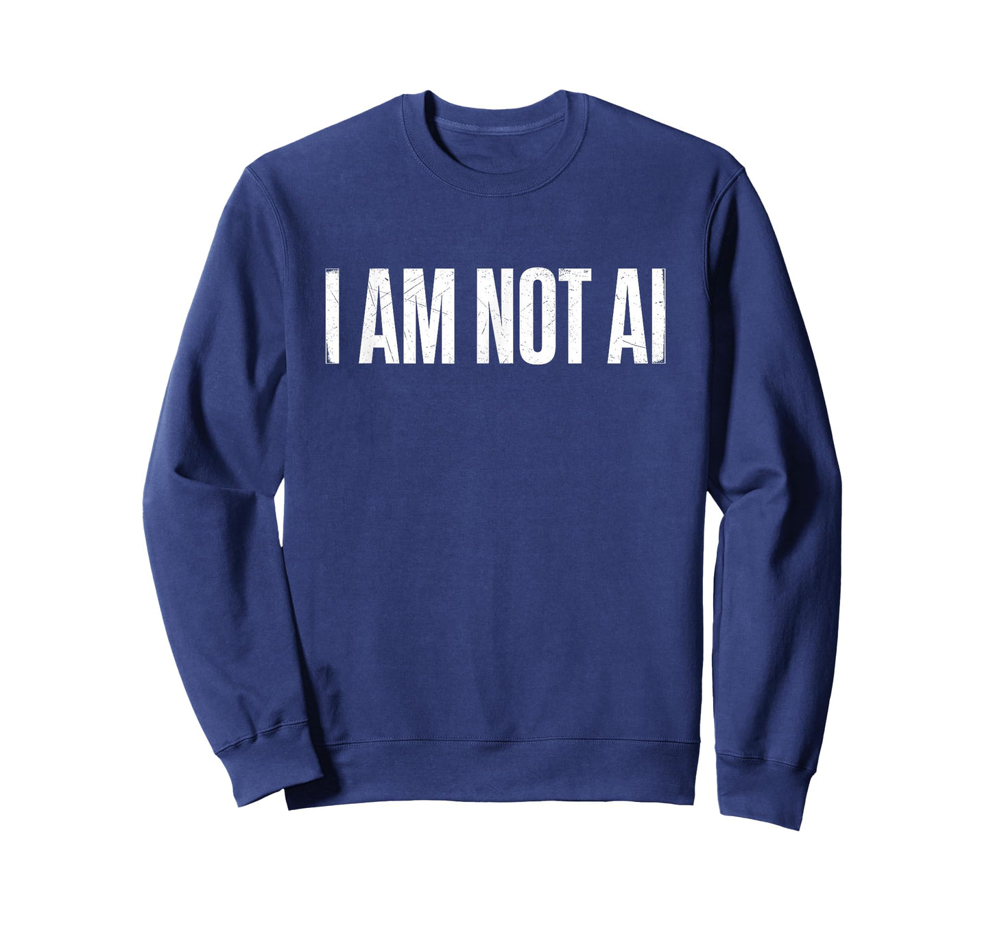 I Am Not AI Funny Tech Humor Artificial Intelligence Meme T-Shirt
