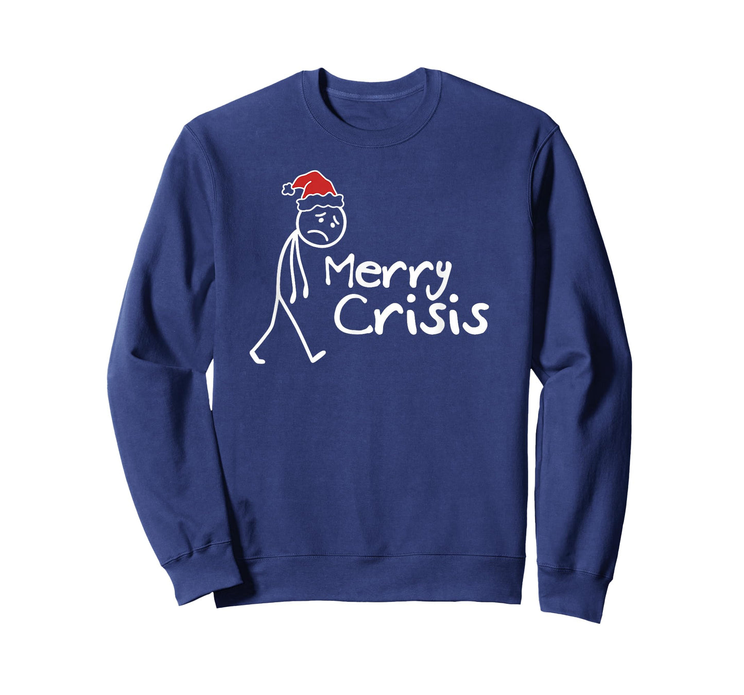 Merry Crisis Funny Christmas Introvert T-Shirt