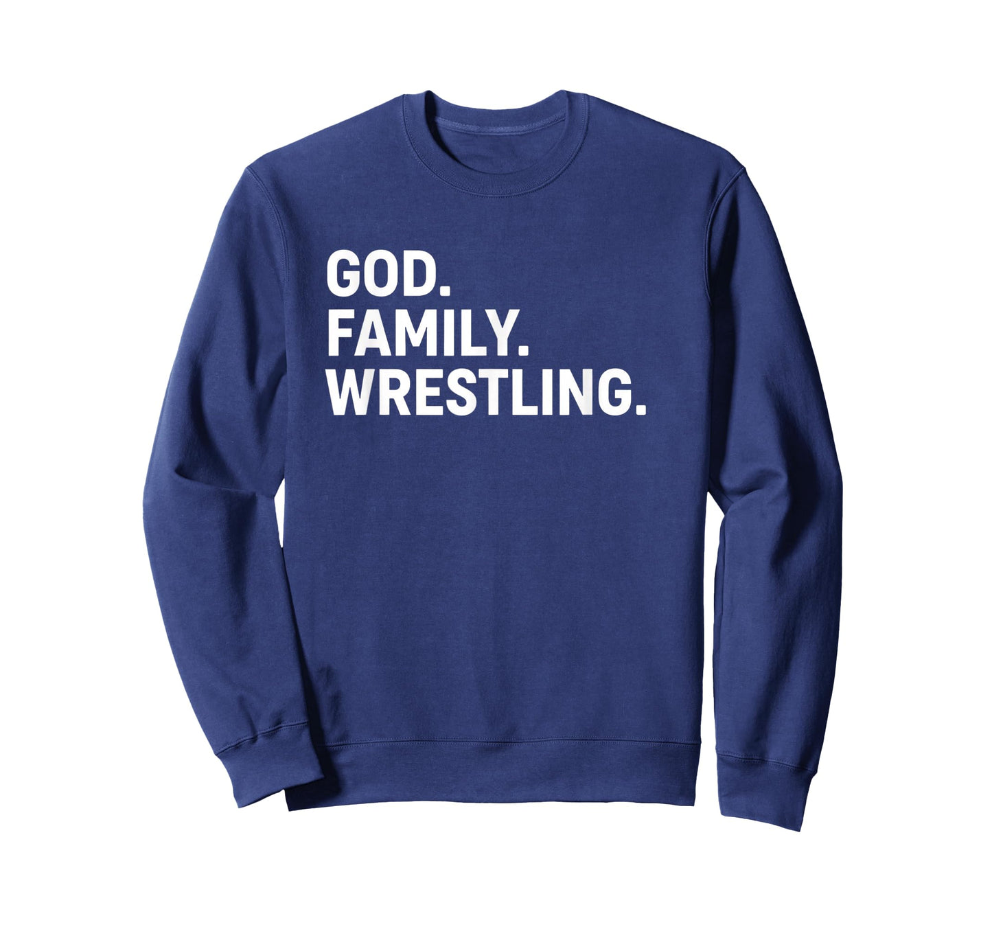 Christian God. Family. Wrestling. - Faith Family Wrestling T-Shirt