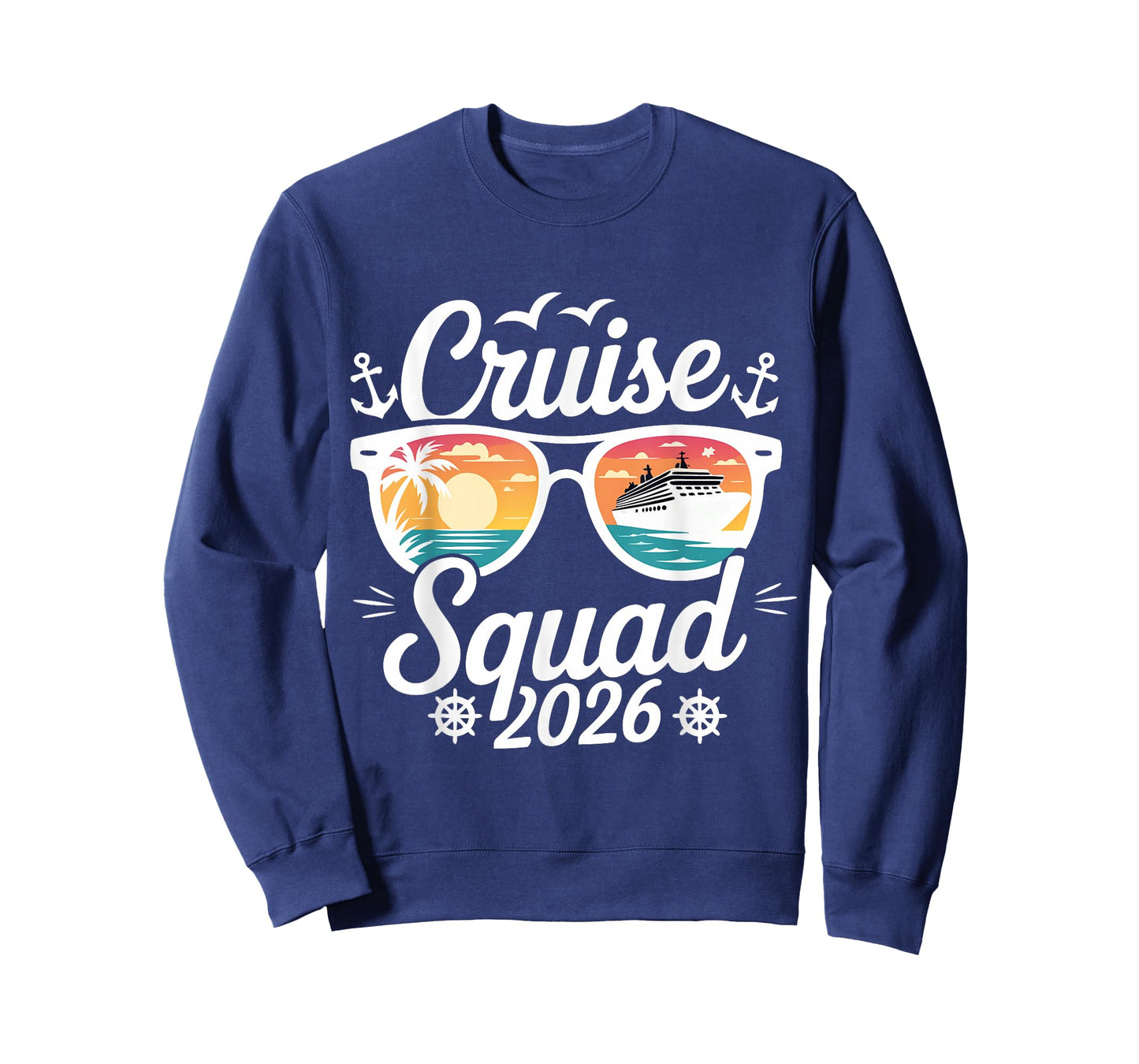 Funny Cruise Squad 2026 Summer Vacation Matching Family T-Shirt