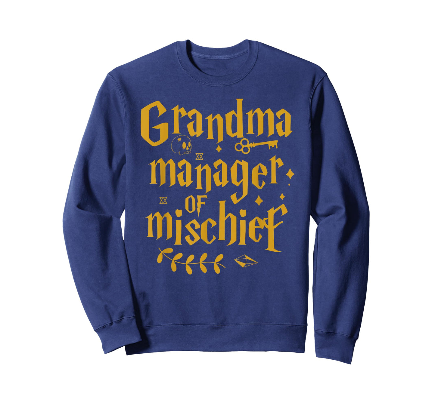Grandma Manager of Mischief Nana Funny Humor Novelty Gifts T-Shirt