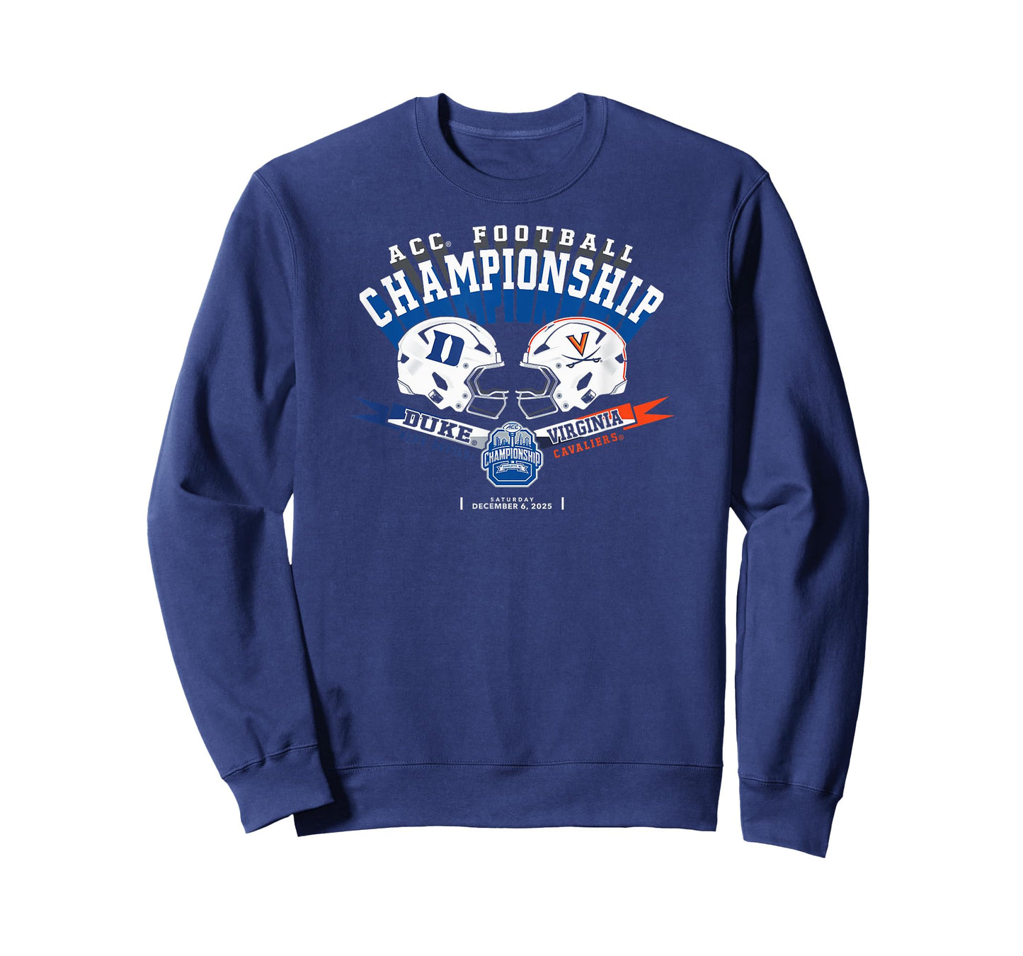 Duke vs Virginia Acc Championship 2025 Football Black T-Shirt