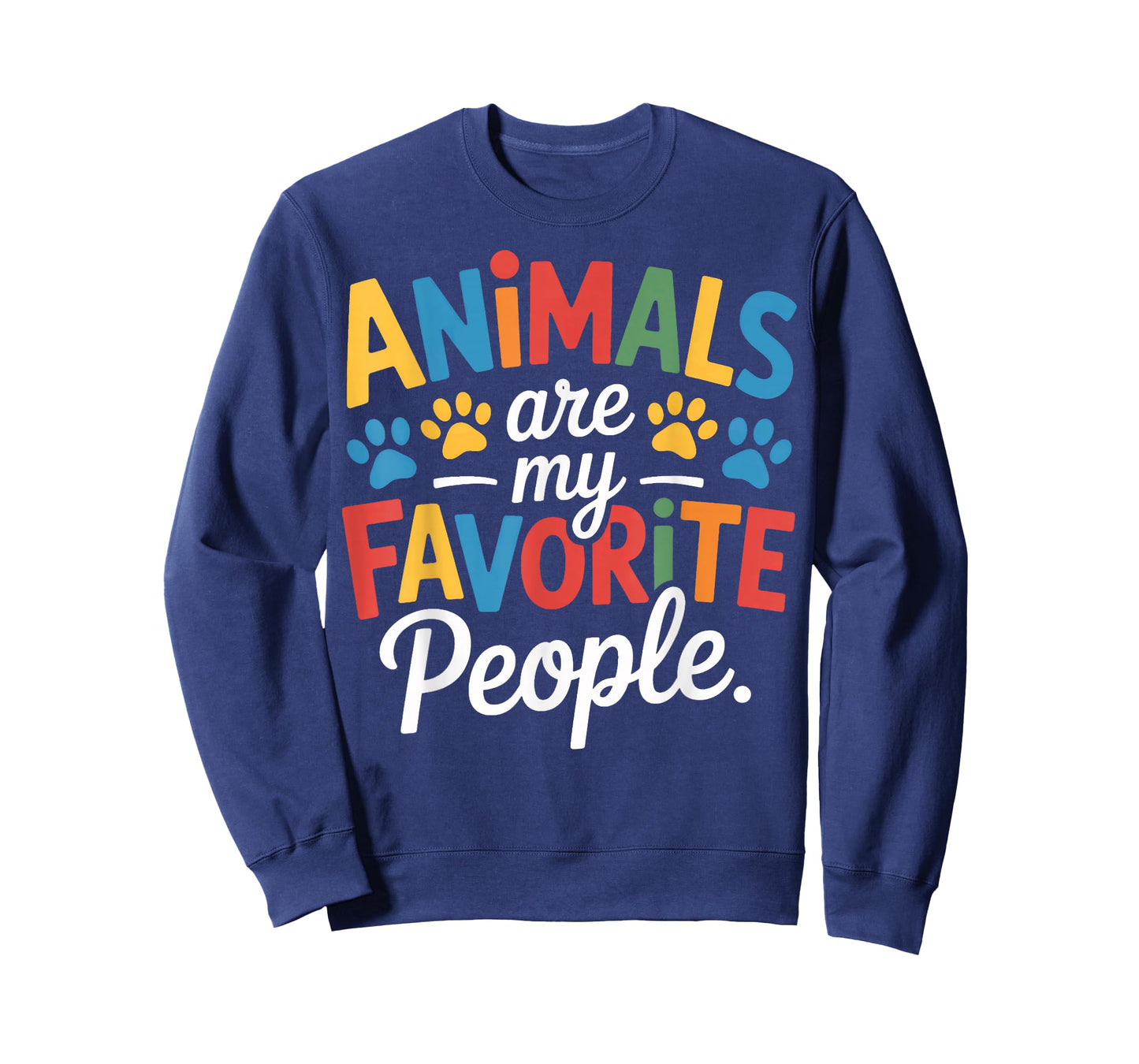 Animals are My Favorite People Dog Cat Rescue Lovers T-Shirt