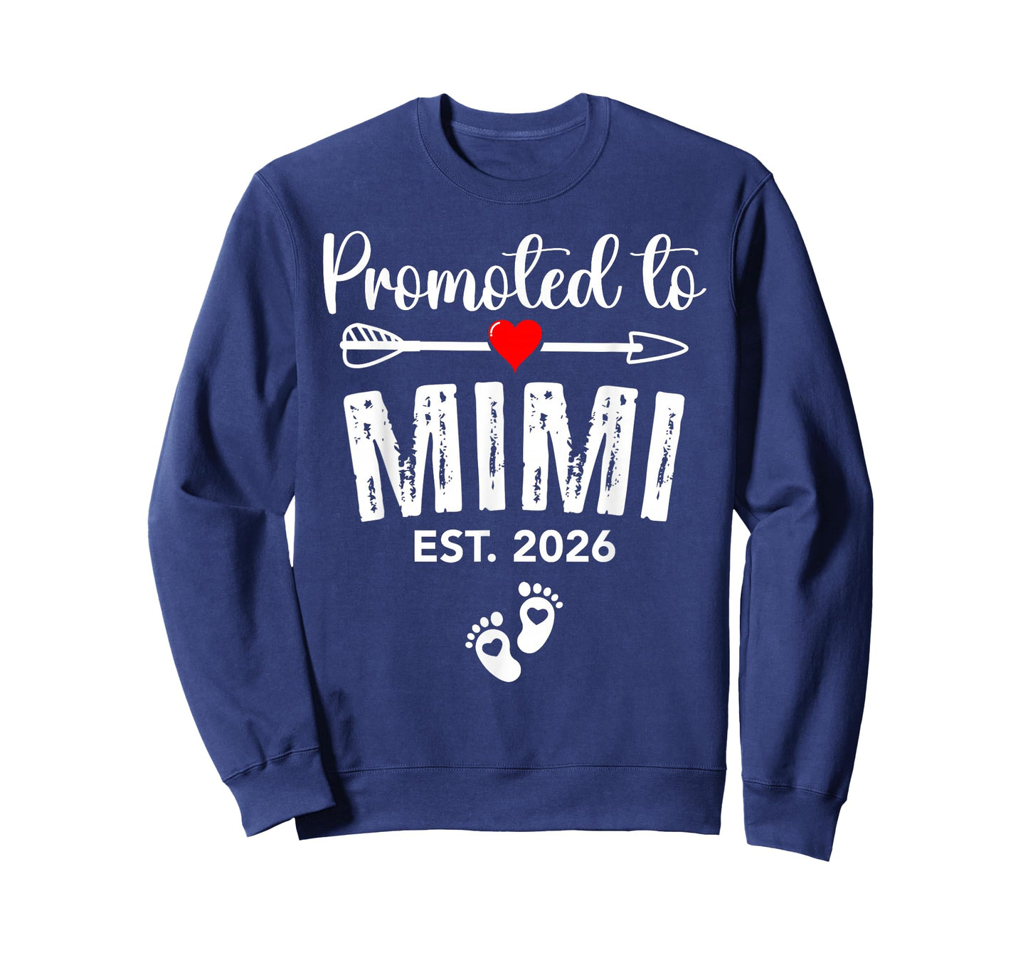 Promoted to Mimi Est 2026 Mimi to Be 2026 Baby Announcement T-Shirt