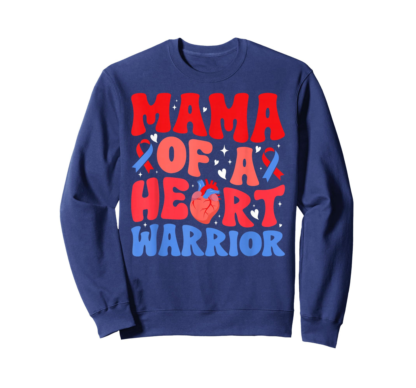 Mama of A Heart Warrior CHD Mom Congenital Heart Disease Mom T-Shirt