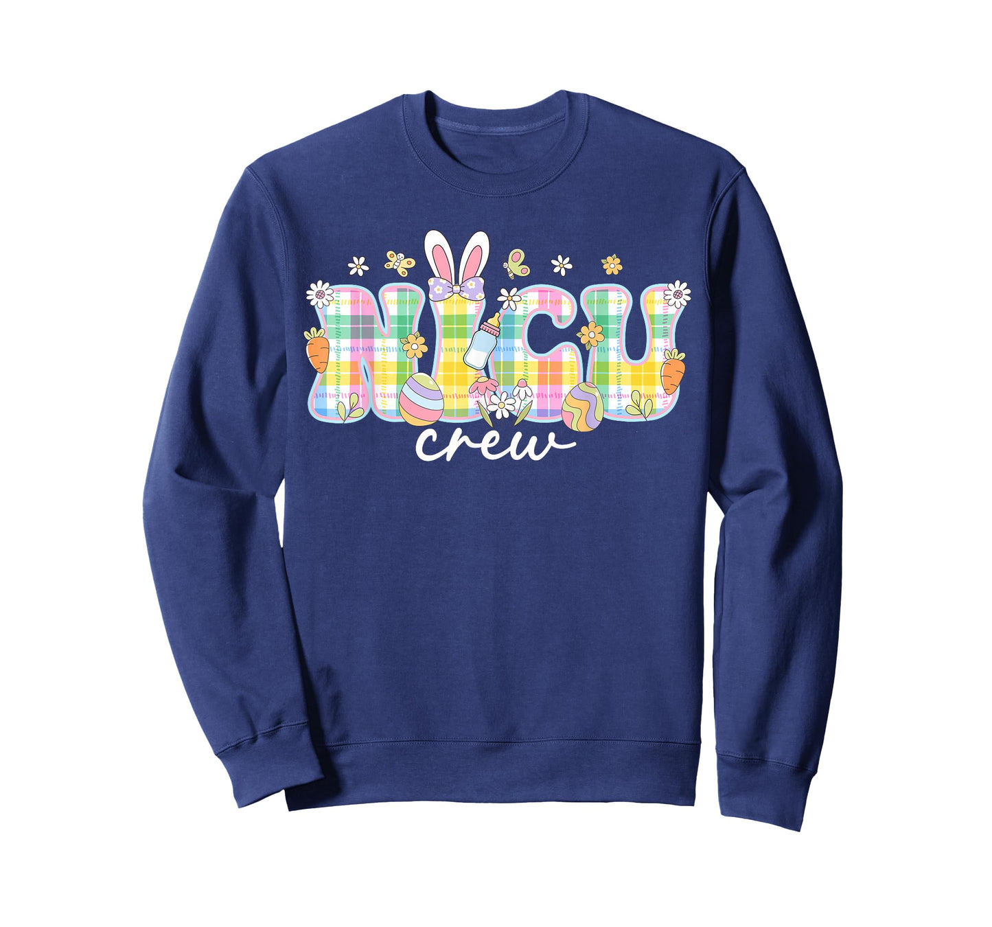 Groovy NICU Crew Easter Bunny NICU Nurse Squad Easter Day T-Shirt