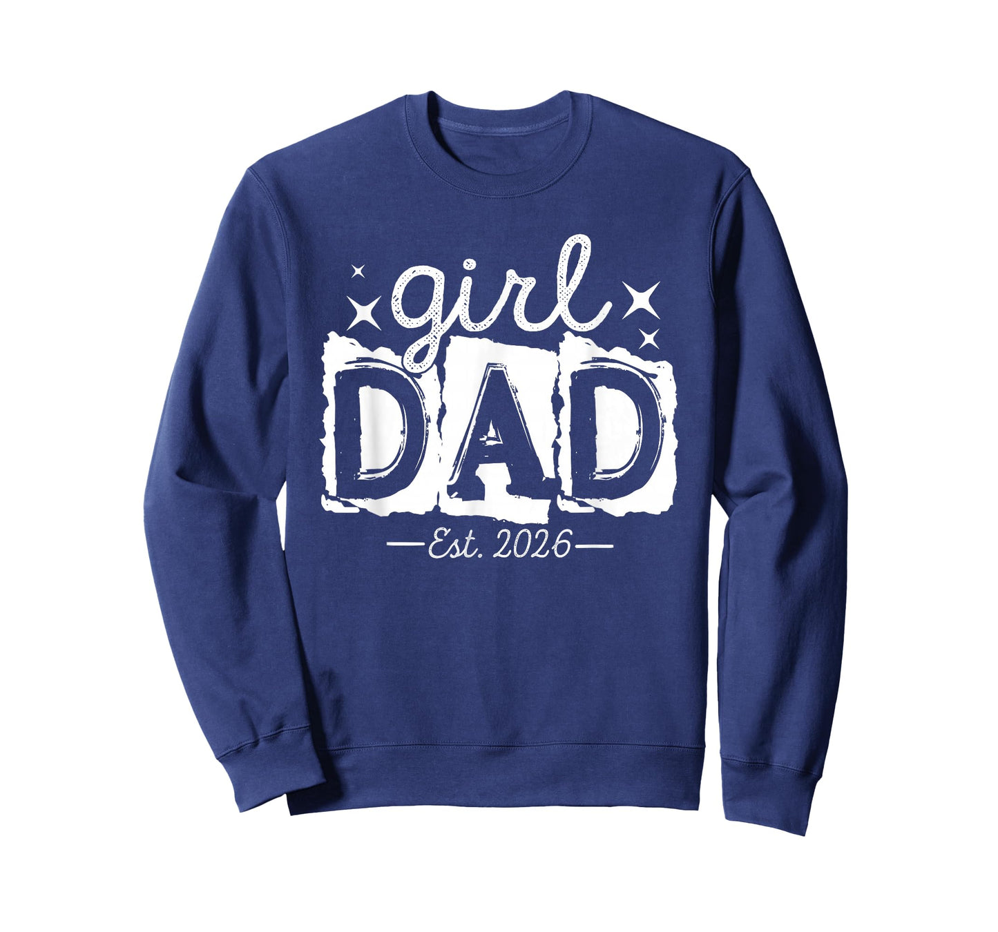 Dad of Girl Est 2026 First Time Father's Day Daddy to Be Men T-Shirt