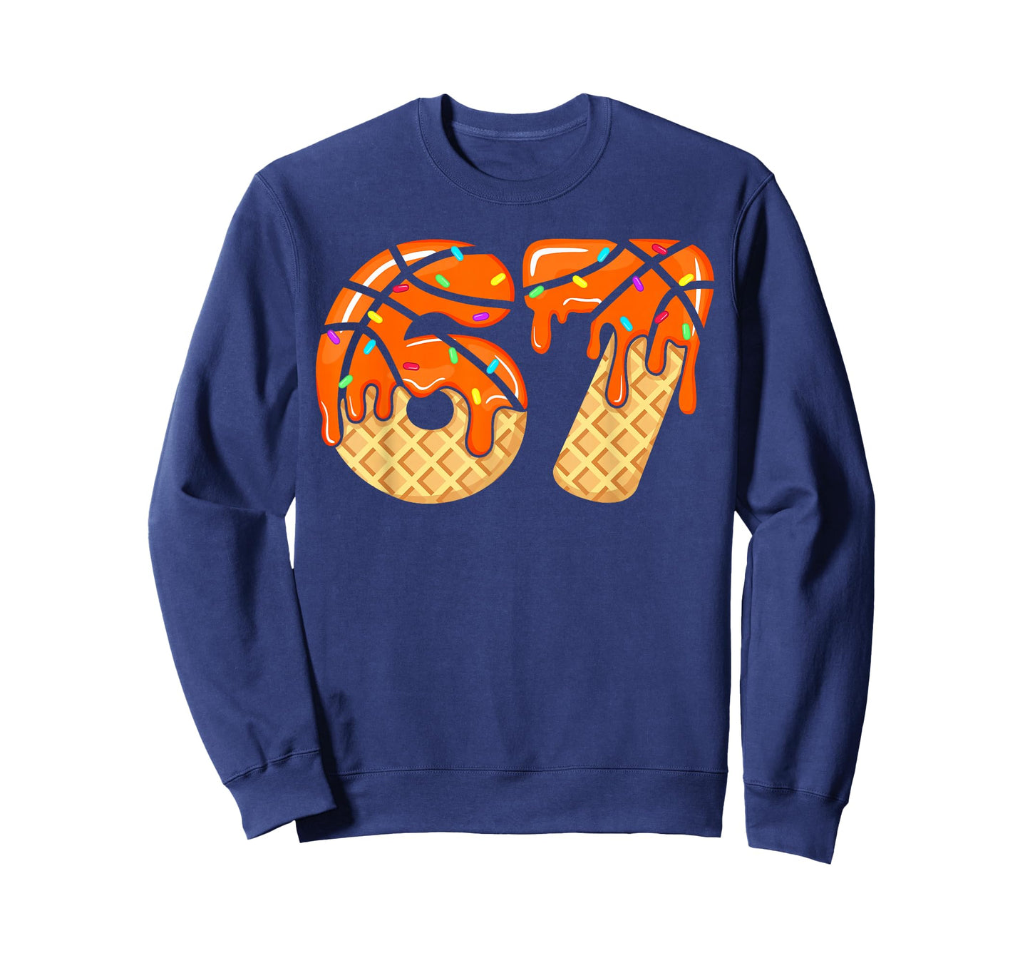 Basketball 67 Ice Cream Drip 6 7 Six Seven Meme Sport Player T-Shirt