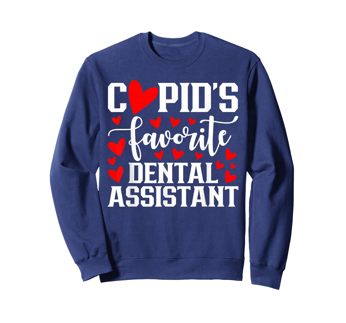 Cupid's Favorite Dental Assistant Cute Heart Valentine's Day T-Shirt