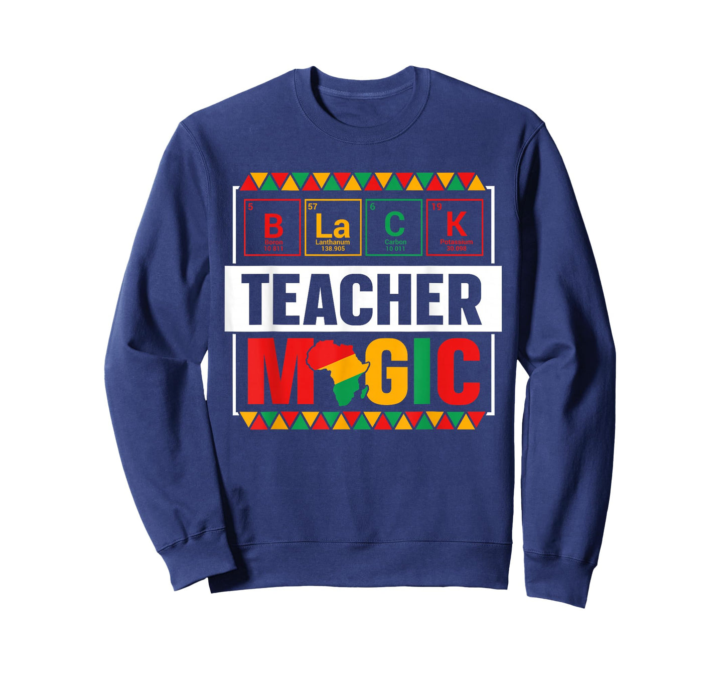 Black Teacher Magic Black History Month Teacher Mens Womens T-Shirt