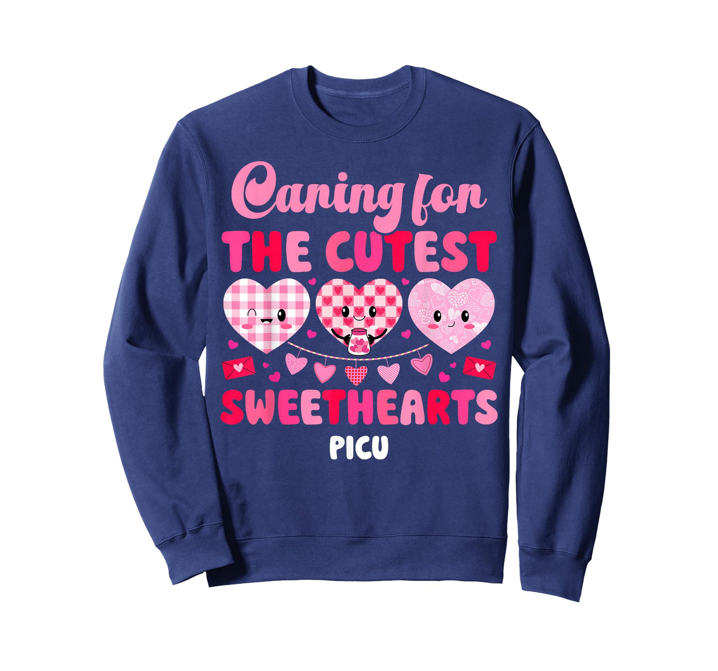 Valentine PICU Nurse Valentines Day Pediatric ICU Nurse T-Shirt