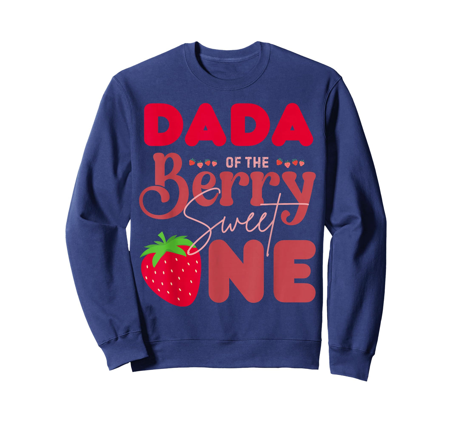 Dada of The Berry Sweet One 1st Birthday Strawberry Dad T-Shirt