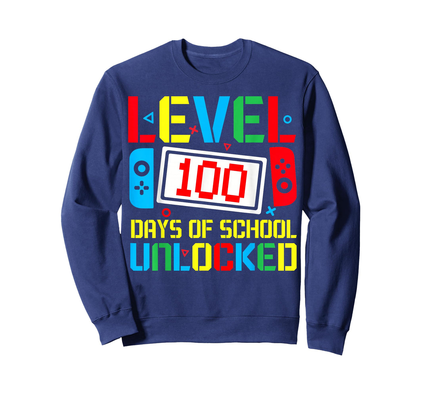Level 100 Days of School Unlocked Video Game Boys Girls Kids T-Shirt