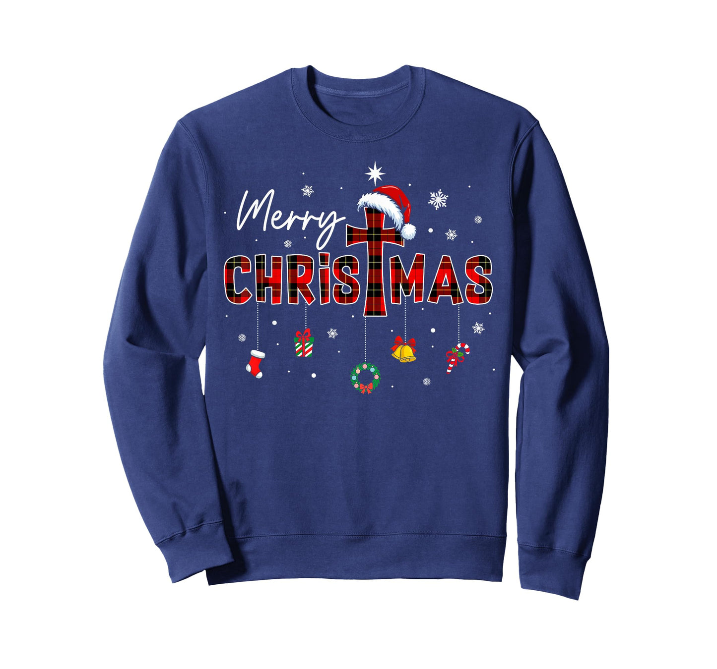 Merry Christmas Xmas Christian Jesus Holiday Family Pajamas T-Shirt