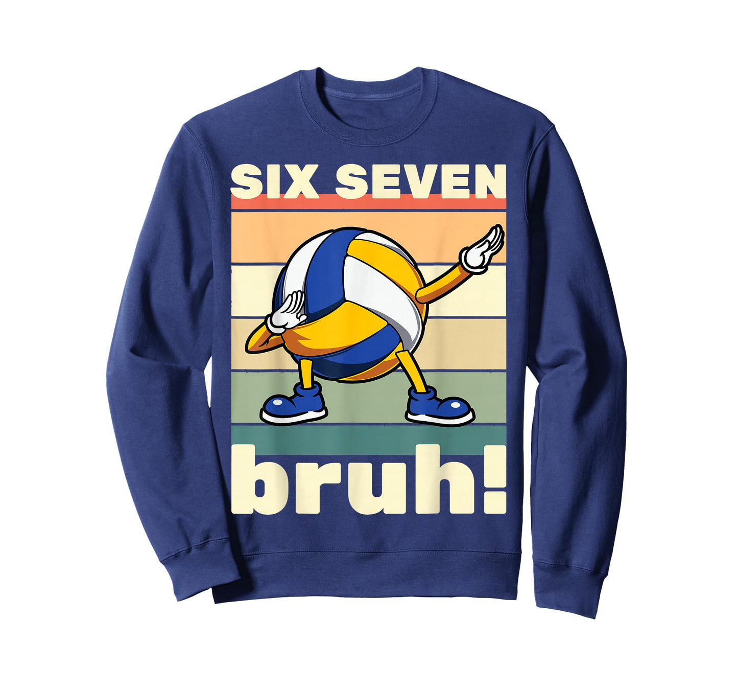 67 Meme Funny Six Seven Bruh Kids Boys Girls Dab Volleyball T-Shirt
