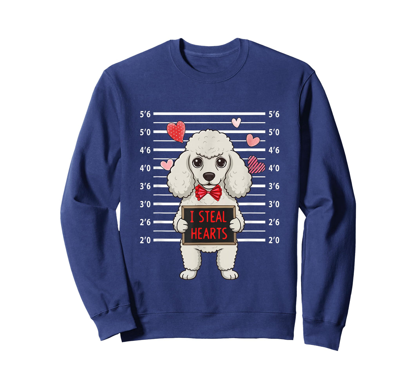 I Steal Cute Hearts Valentine's Day Poodle Lover Owner T-Shirt