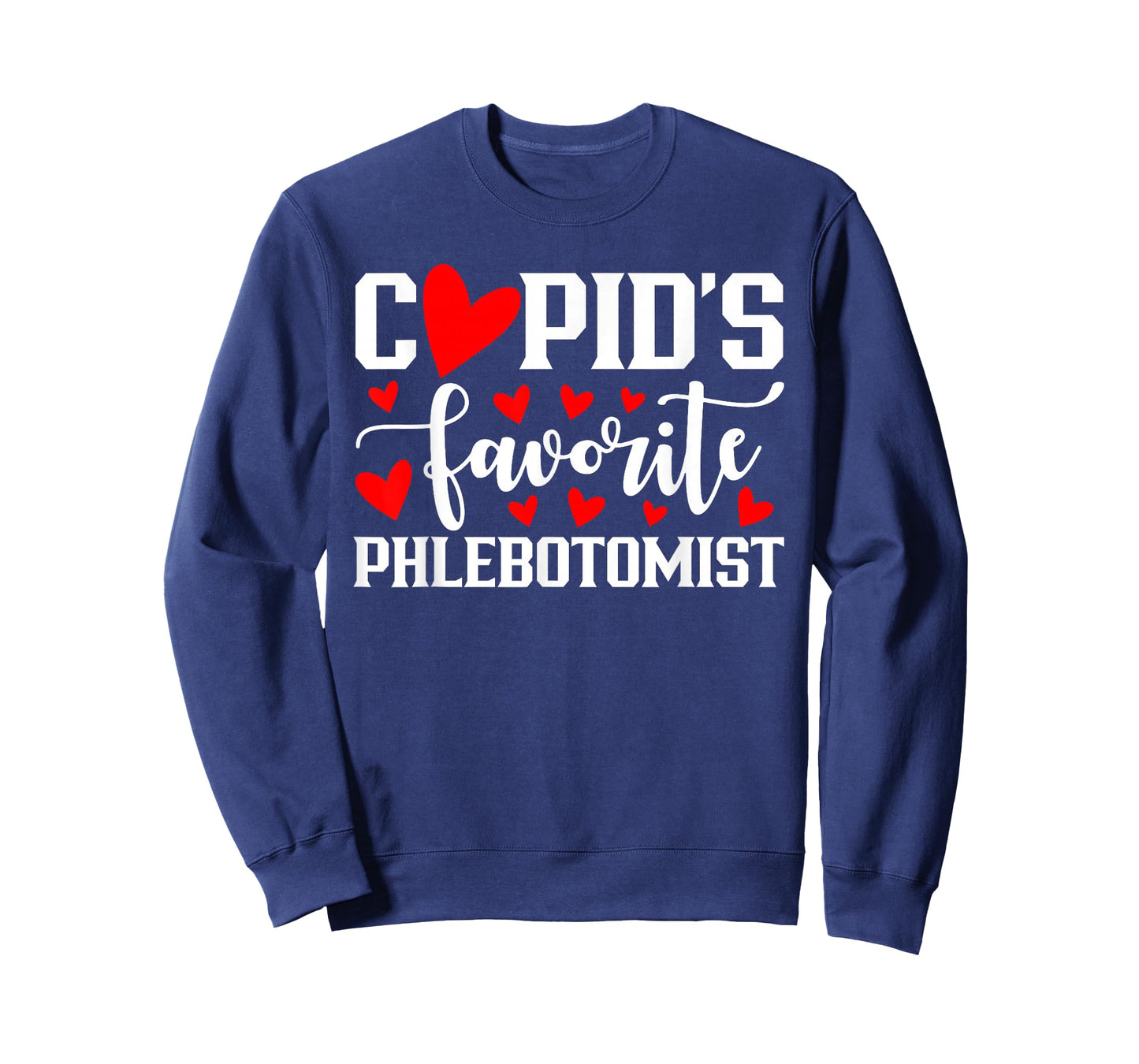 Cupid's Favorite Phlebotomist Cute Heart Valentine's Day T-Shirt