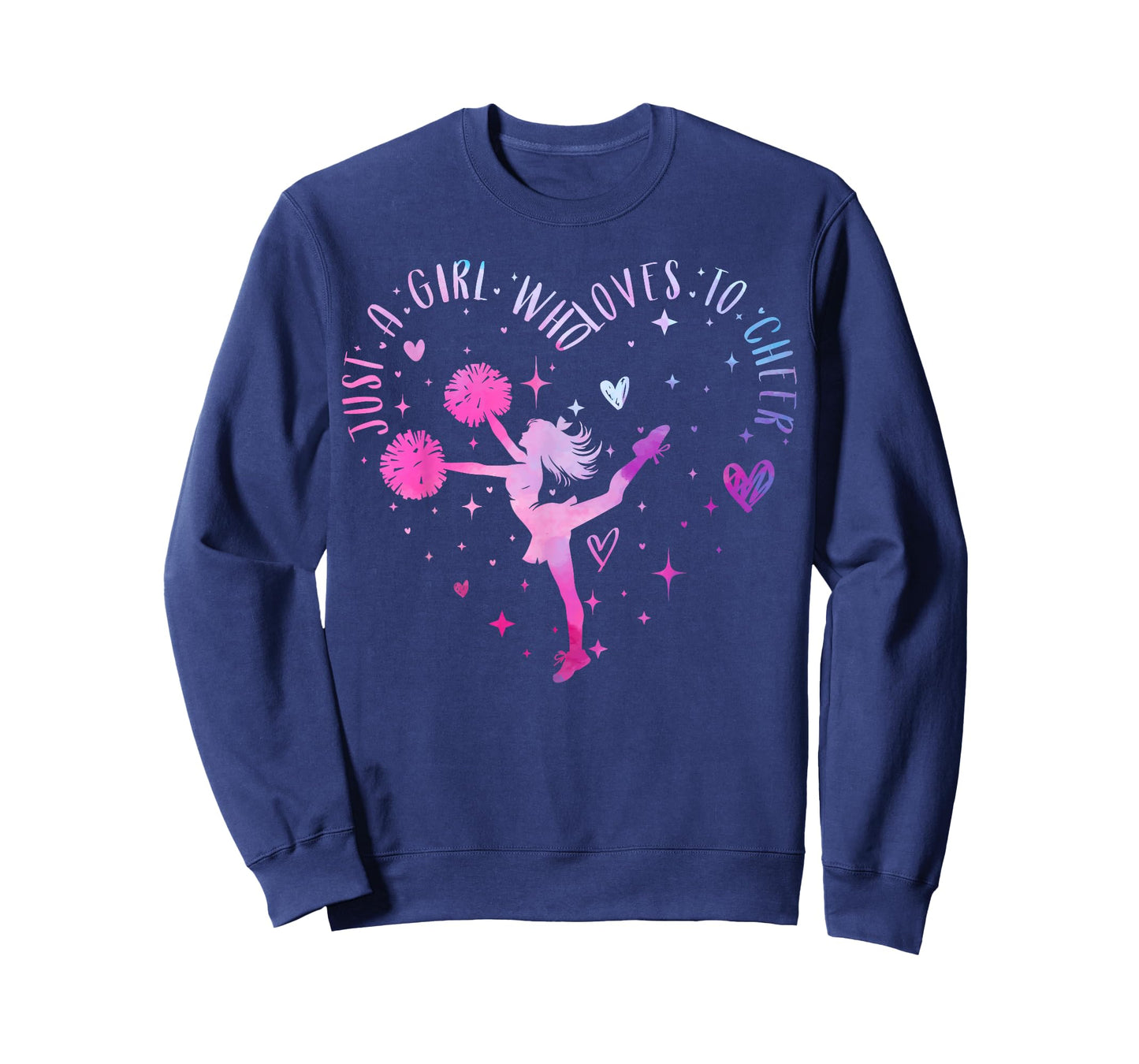 Just A Girl Who Loves to Cheer Cheerleader for Women & Girl T-Shirt