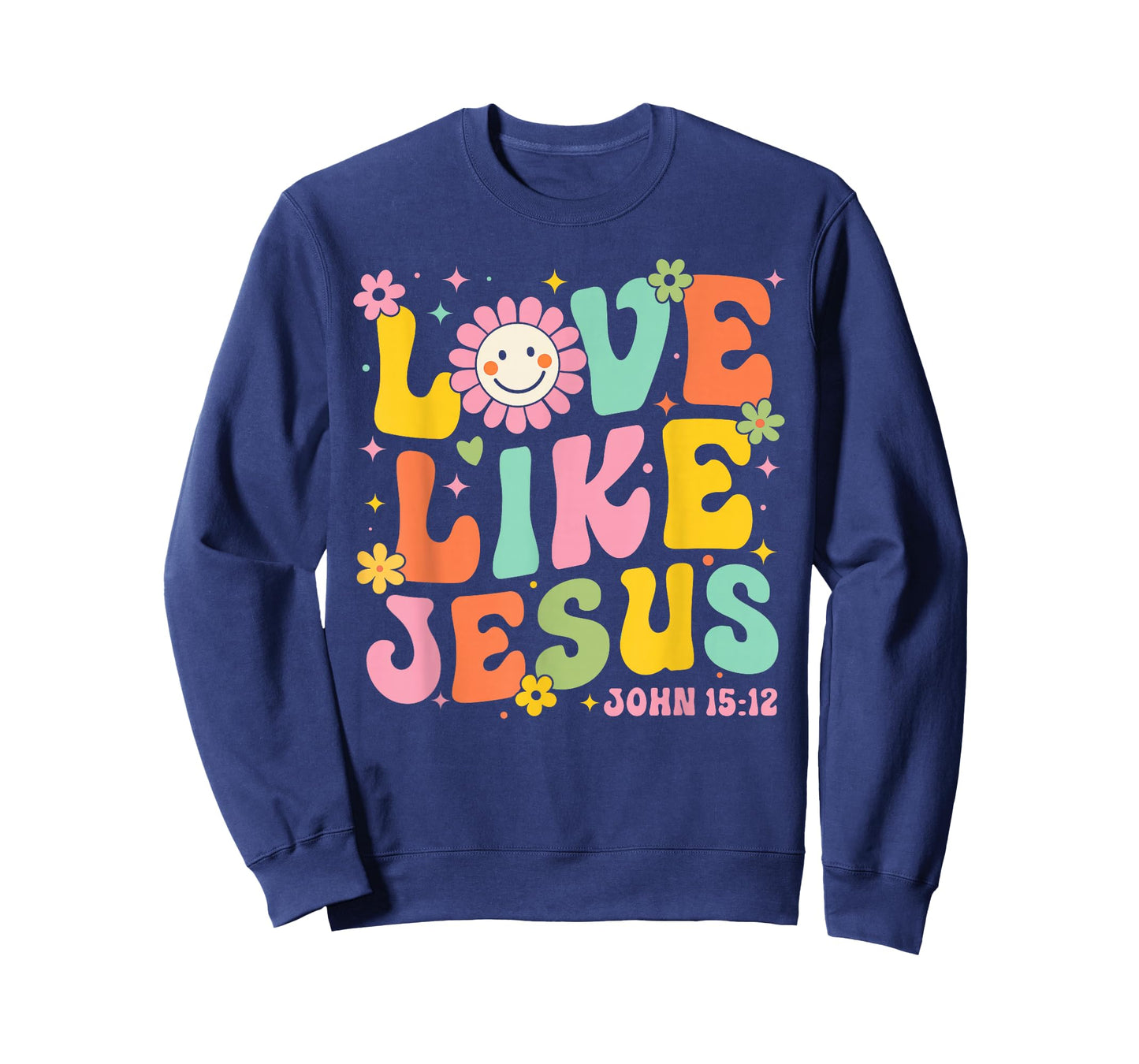Love Like Jesus John 15:12 Valentine Christian Girl Women T-Shirt