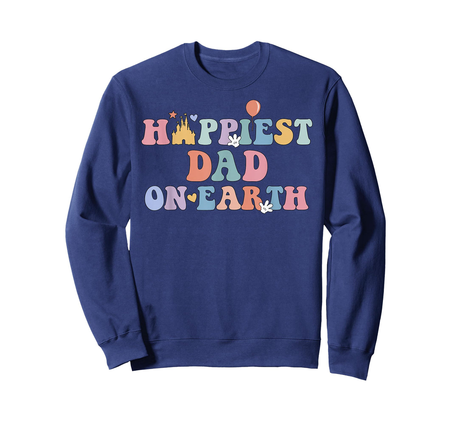 Happiest Dad On Earth, Father's Day, Matching Family Trip T-Shirt