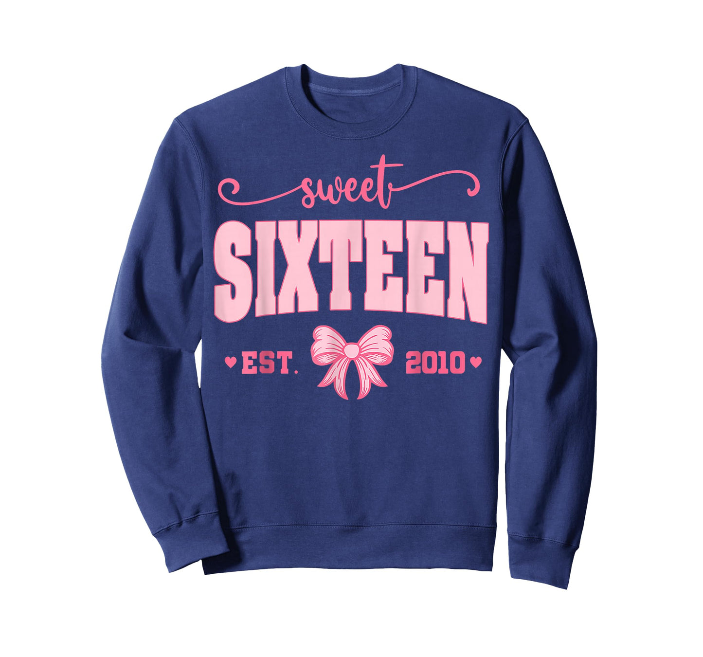 16th Birthday Girl Sweet Sixteen Coquette Bow 16 Year Old T-Shirt