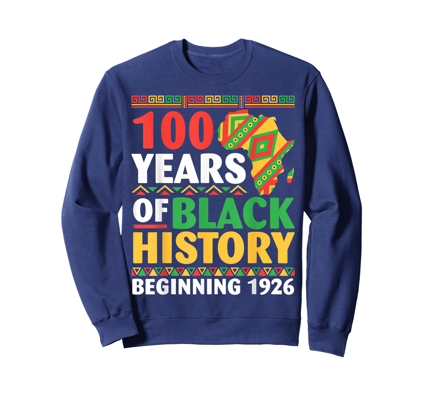 100 Years Black History Beginning 1926 Centennial Africa T-Shirt