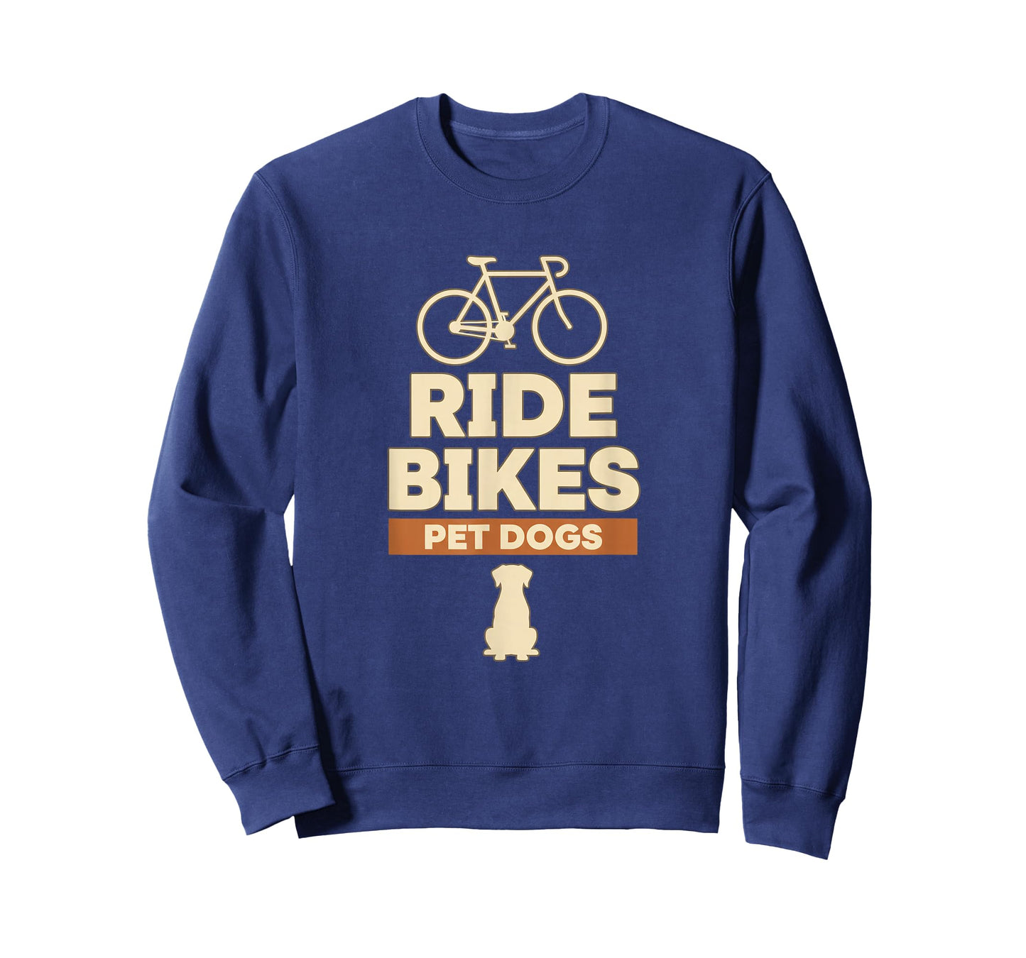 Dog Ride Bikes Pet Dogs Dog Lover Cycling Bicycle Design T-Shirt
