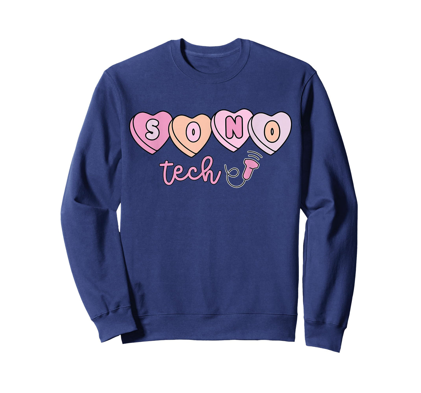 Heart Candy Sono Tech Valentines Sonographer Ultrasound Tech T-Shirt