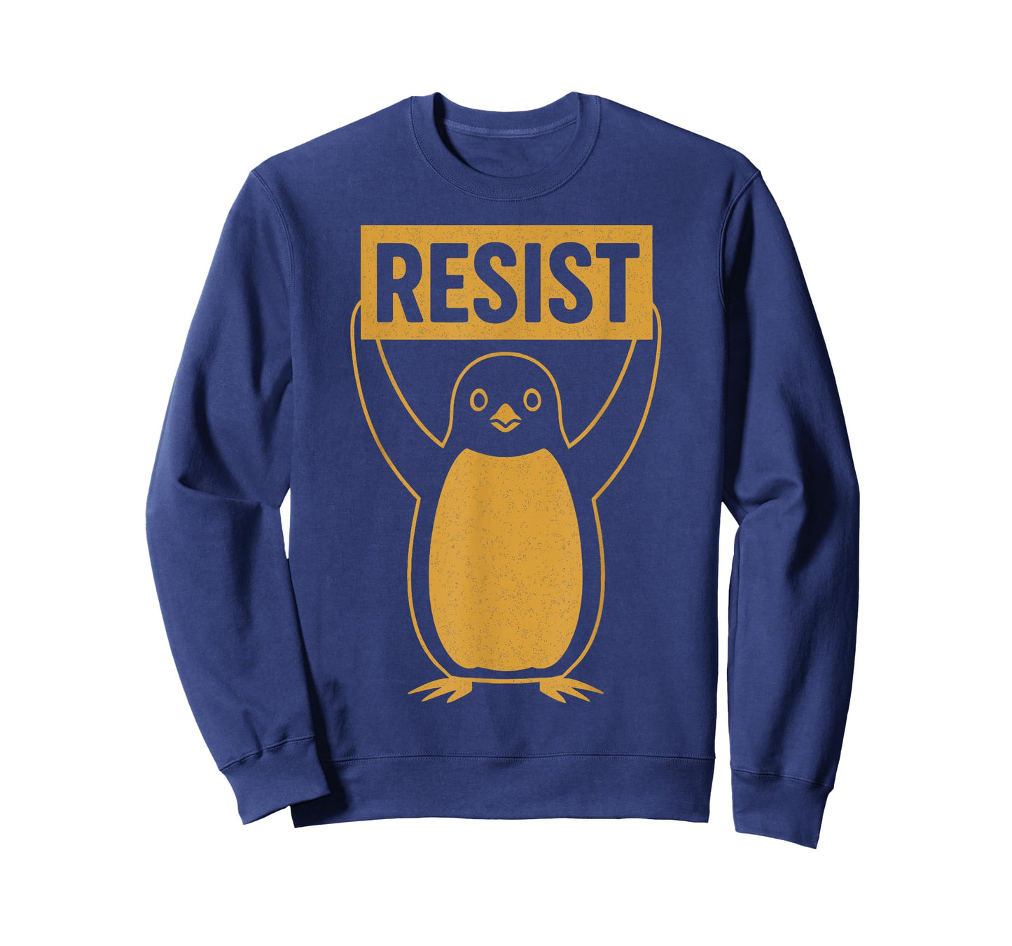Resist Sign Rebel Penguin Activist Protest High Tariffs T-Shirt