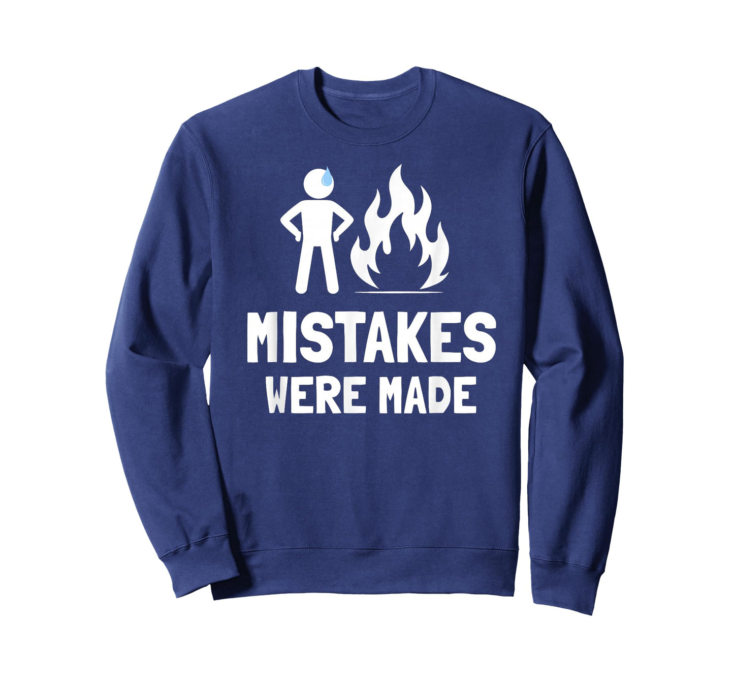 Funny Stickman Mistakes were Made, for Men & Women T-Shirt