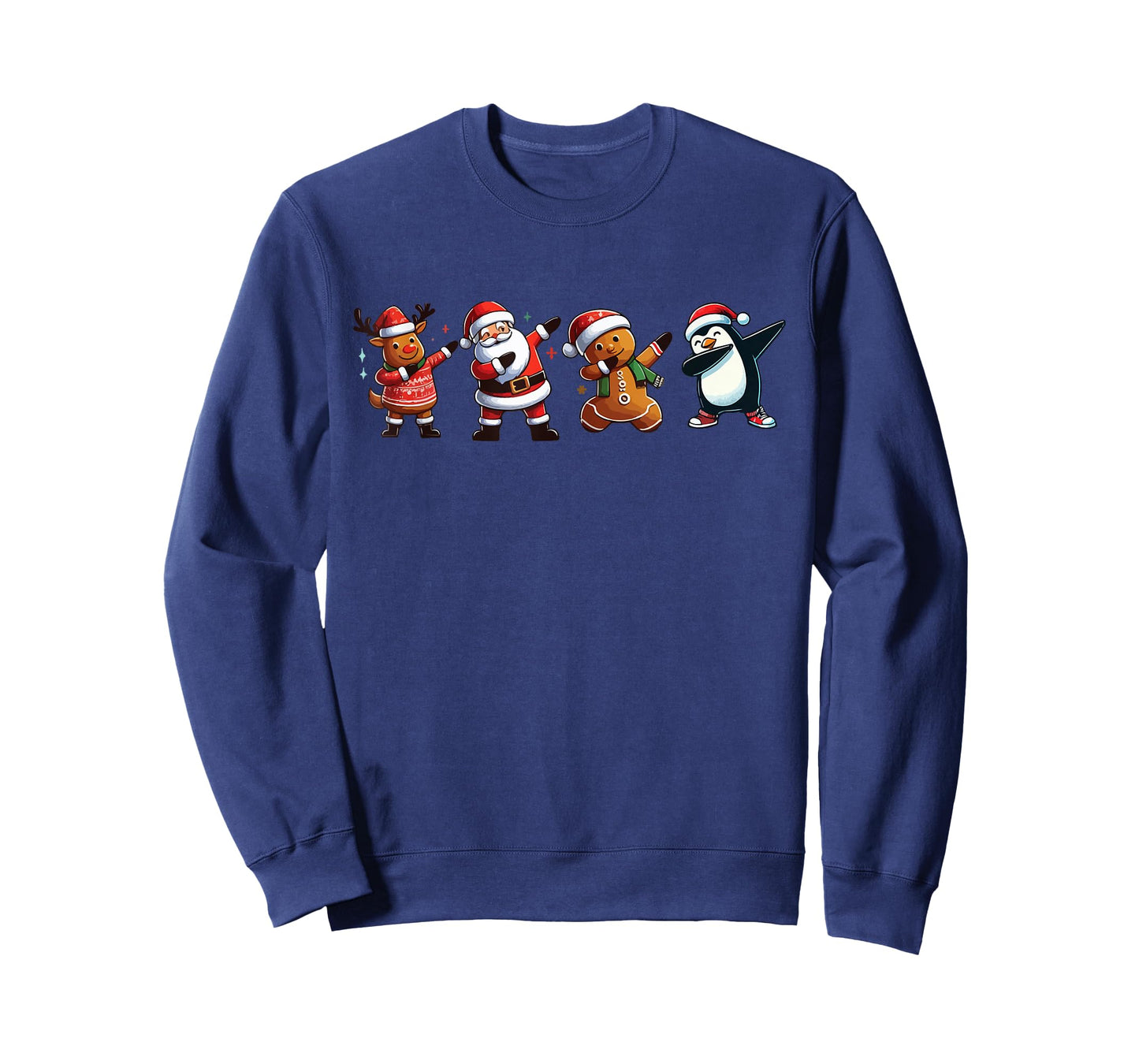Dabbing Christmas Crew Funny Christmas Santa Gift T-Shirt