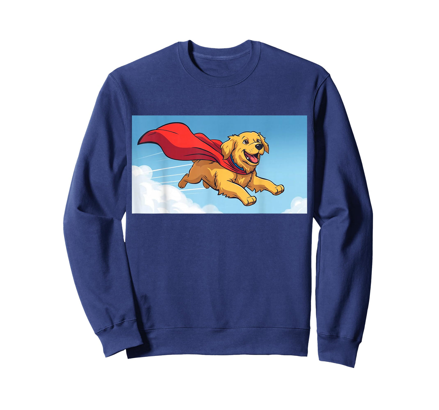 Golden Retriever Dog Super Hero T-Shirt