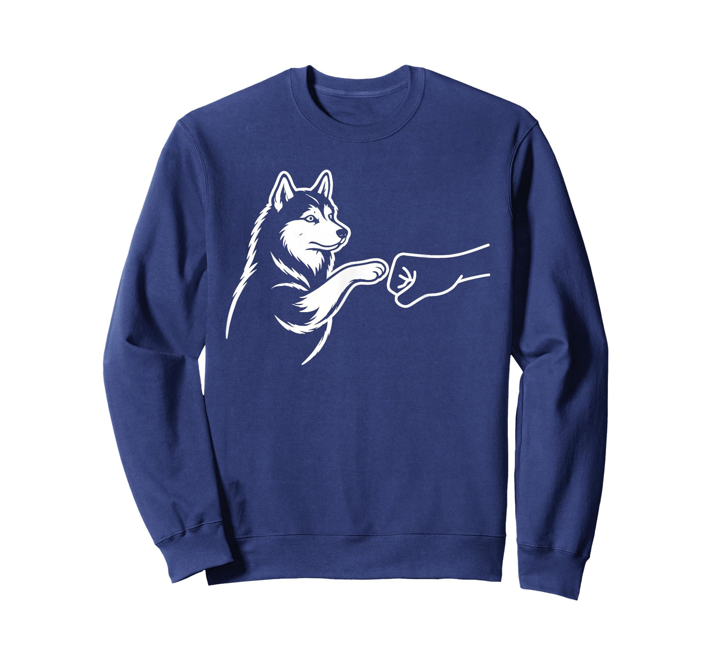 Siberian Husky Punch Hand Friendship Fist Bump Dog Lovers T-Shirt