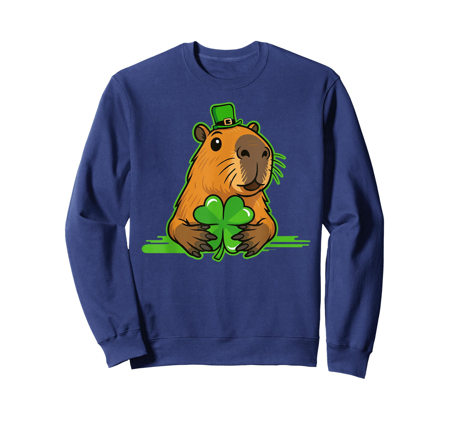 Capybara St Patty's Shamrock Luck Funny St Patrick's Day T-Shirt