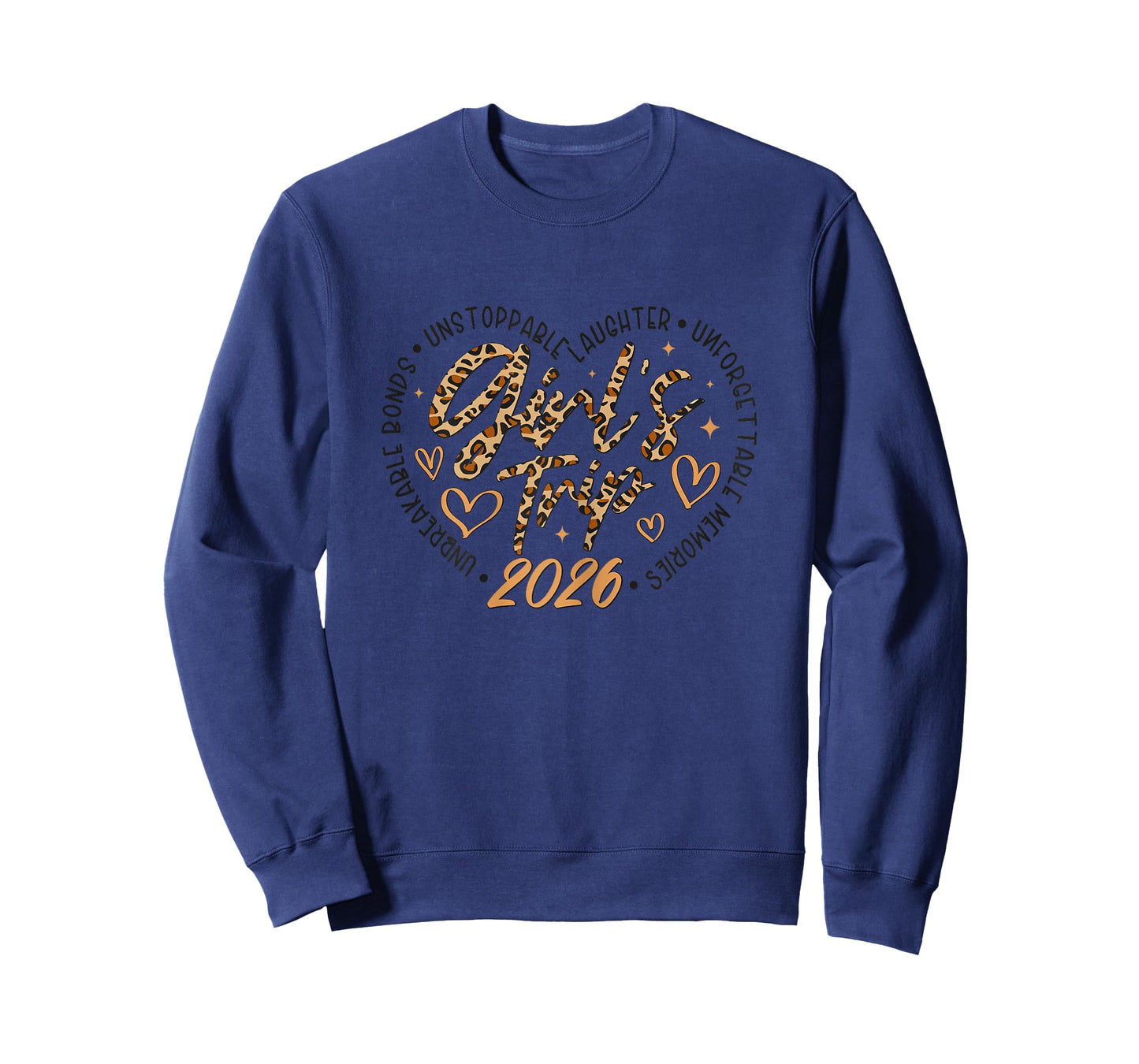 Girls Trips 2026 Leopard Weekend Vacation Girl Cruise Trip T-Shirt