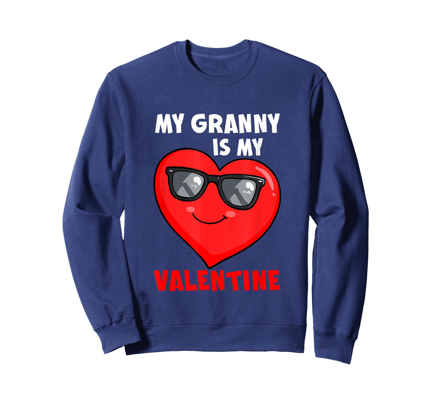 My Granny is My Valentine Heart Sunglasses Boys Proud Family T-Shirt