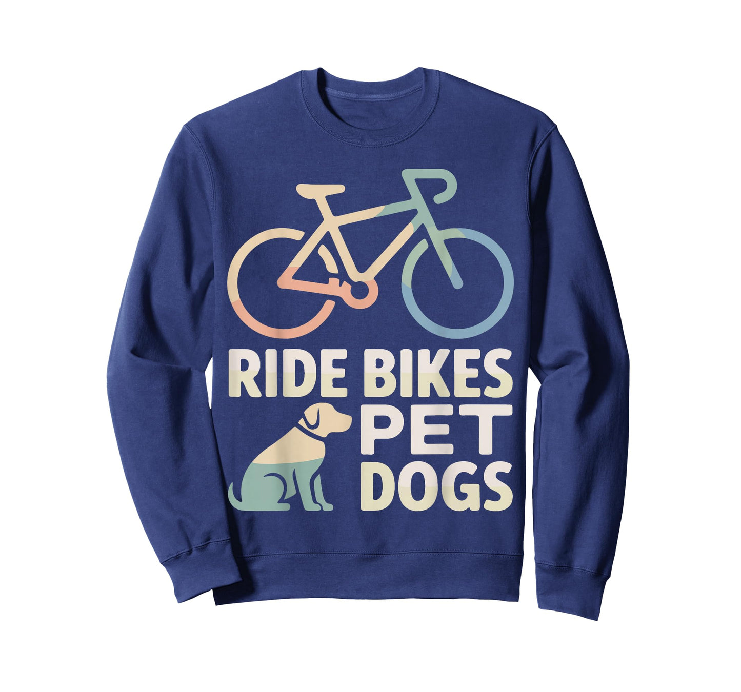 Ride Bikes Pet Dogs Bicycle Cycling Biking Dog Lover T-Shirt