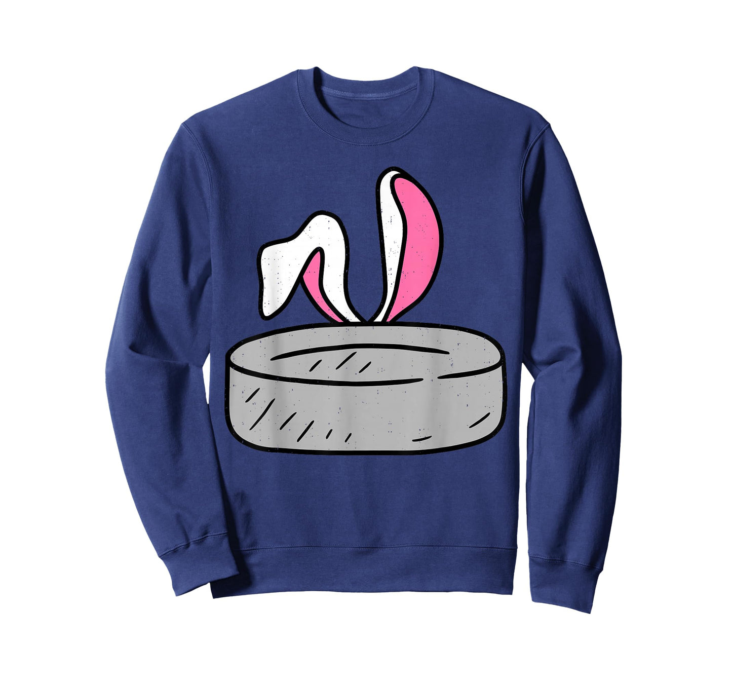 Funny Ice Hockey Bunny Happy Easter Ears Sport Men Boys Kids T-Shirt