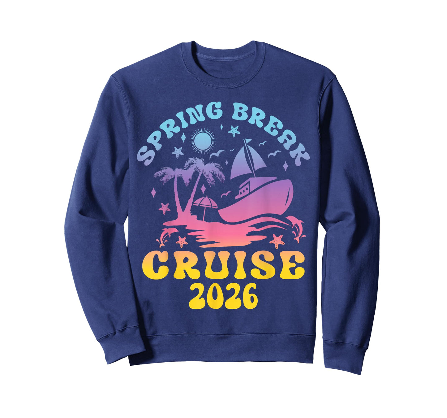 Spring Break Cruise 2026 Family Trip Vacation Matching T-Shirt