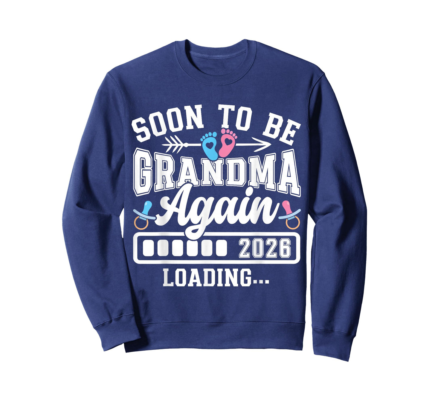 Soon to Be Grandma Again 2026 Loading Pregnancy Announcement T-Shirt