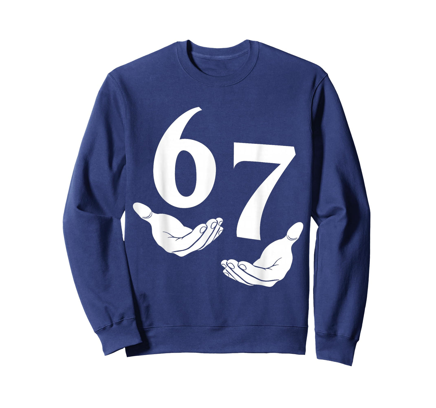 67 Six Seven 6 7 Kids 67 Youth Boys 6-7 Meme Funny Hands 67 T-Shirt