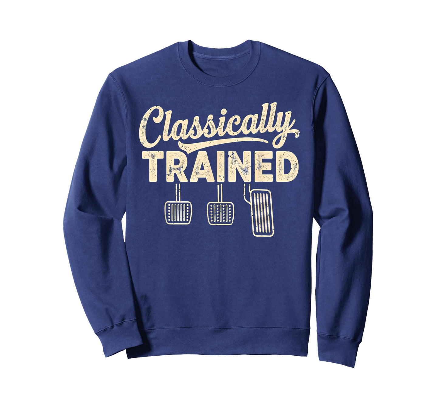 Classically Trained Manual Car Pedals Driving Humor T-Shirt