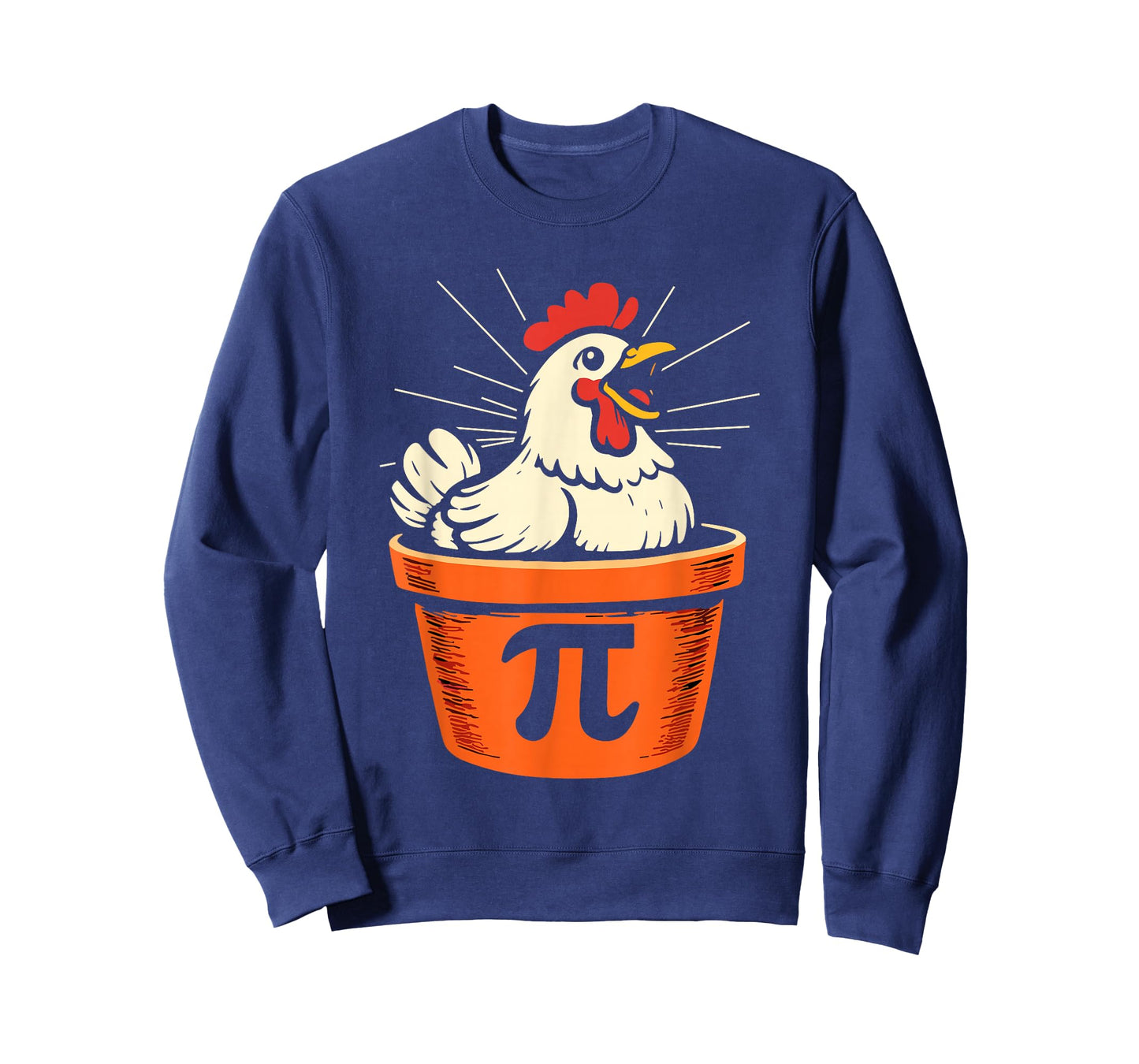 Funny Chicken Pot Pi Day Pie Math Lover 3.14 Men Women Kids T-Shirt