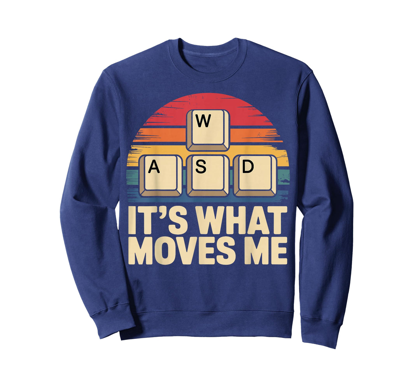 Retro WASD Gaming Keys Funny PC Gamer Design T-Shirt