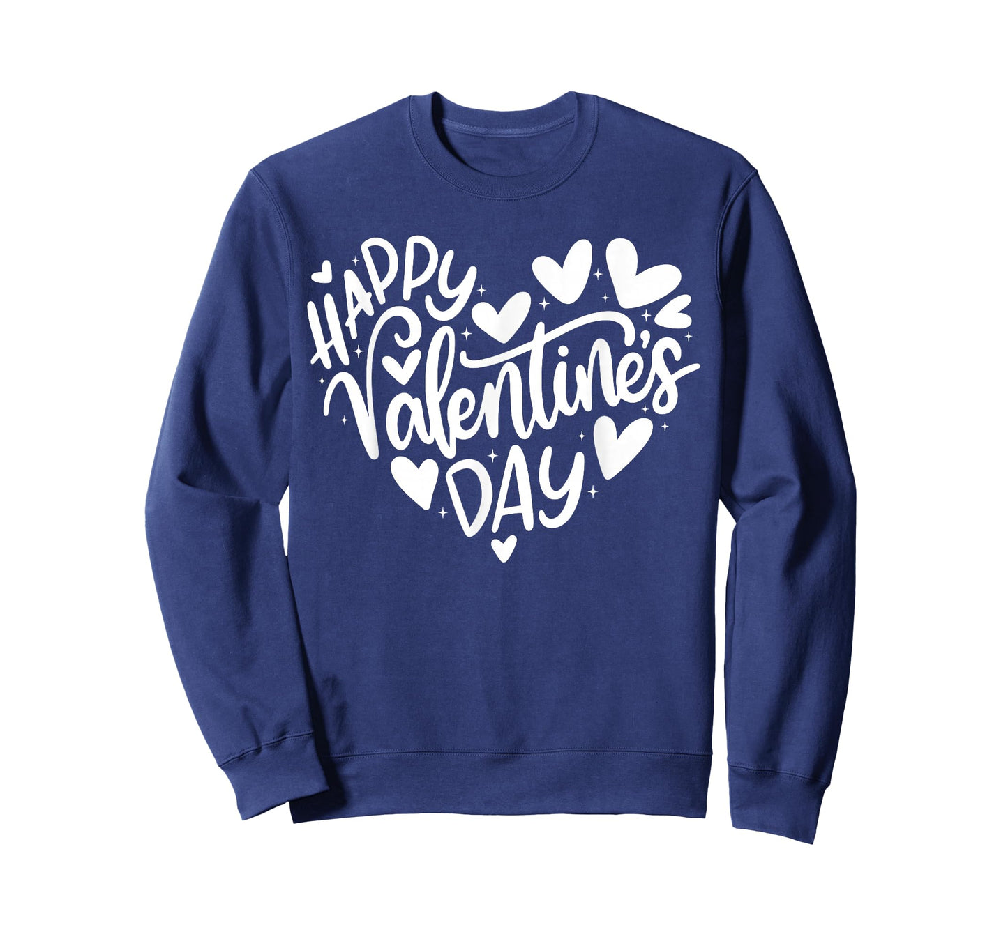 Happy Valentines Red Heart Women Girl Men Outfit T-Shirt