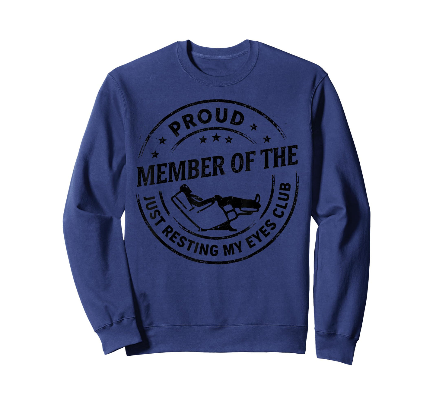 Proud Member of The Just Resting My Eyes Club Dad Retirement T-Shirt