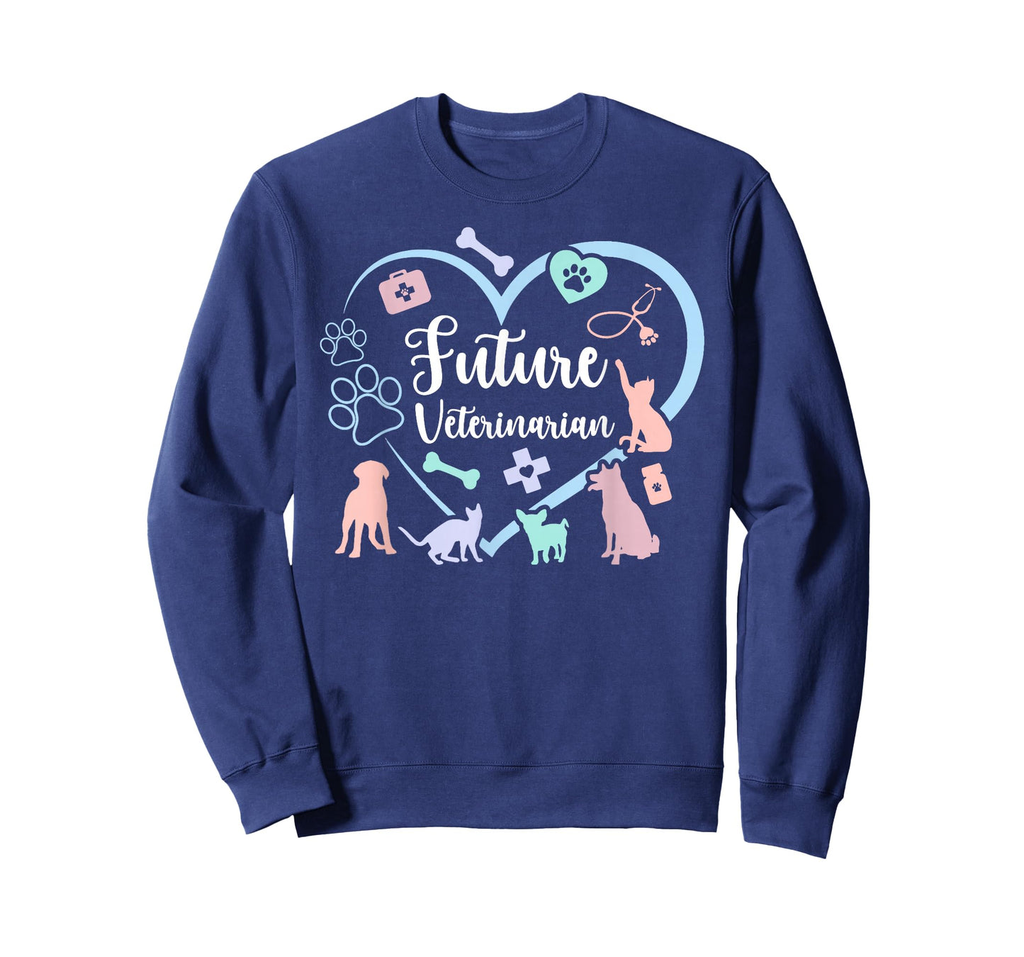 Future Veterinarian Heart Veterinary Student Vet in Progress T-Shirt