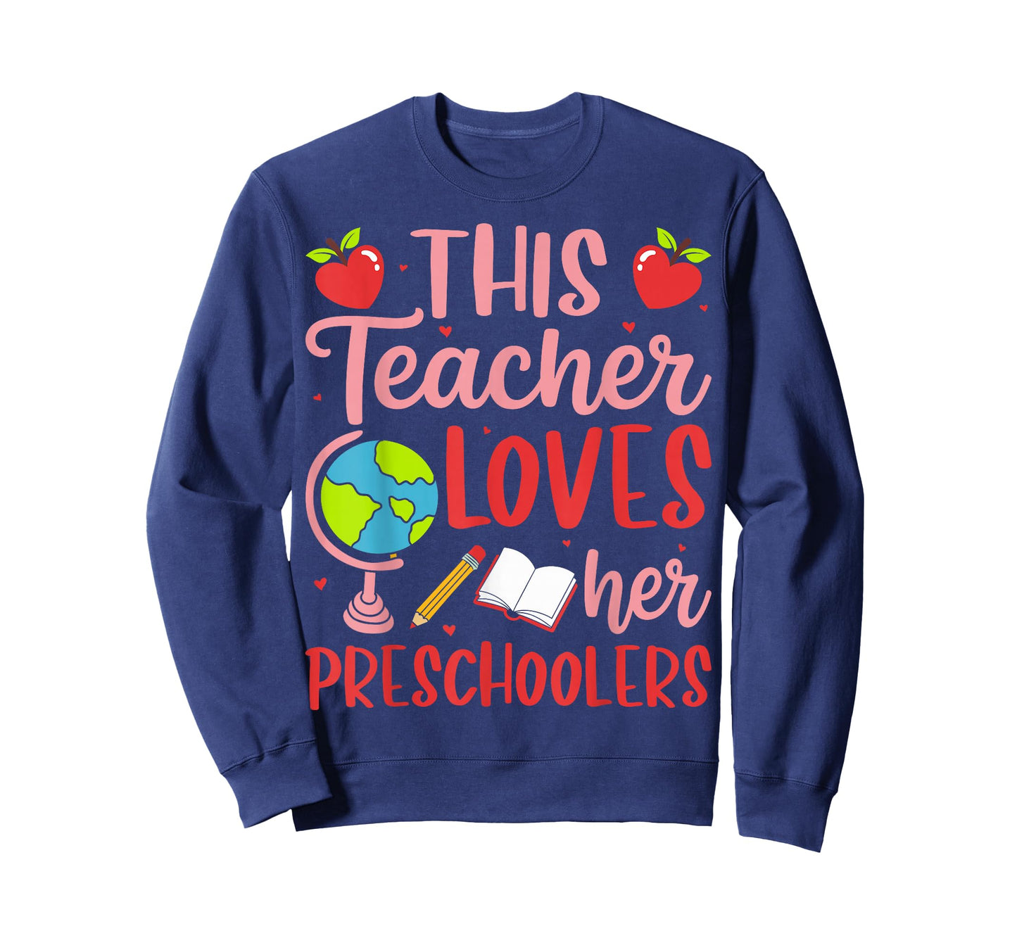 This Teacher Loves Her Preschoolers Valentine’s Day T-Shirt